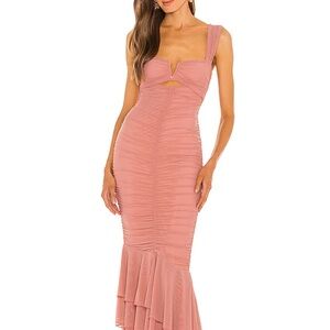 Michael Costello X Revolve Ruched Dress